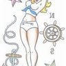 TINSLEY - Pin Up Temp - Tatouage Marin - Party Shop