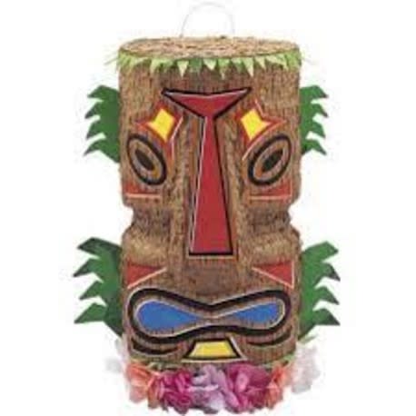Une pinata tiki - totem hawaien pour vos évènement et fête d'anniversaire