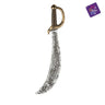 MOM - Pirate sword 61 cm. Realistic and safe costume accessory for kids or adults. Perfect for Halloween, carnival, cosplay or pirate parties - Party Shop