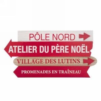 Plaque Murale - Pole Nord (Flèches) Party Shop