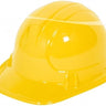 Halloween costume construction hat for adults – realistic plastic look in bright yellow - Party Shop - Rhode Island Novelty