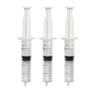 Underwraps - Set of 3 plastic syringes – realistic Halloween accessories for doctor, nurse, mad scientist or horror costumes. Perfect props for cosplay & party decor. - Party Shop