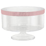 Amscan - Plateau De Service Large- Rose - Party Shop