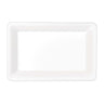 Amscan - Plateau De Service  Rectangle - Blanc - Party Shop