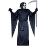 FunWorld- Plus size Grim Reaper costume for adults – hooded black robe with belt – perfect for Halloween, cosplay, and scary themed parties -Party Shop