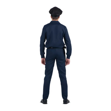 MOM - Adult police costume with cap, shirt, pants and belt with holster. Realistic cop outfit for Halloween, carnival, cosplay or themed party. - Party Shop