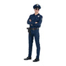 MOM - Adult police costume with cap, shirt, pants and belt with holster. Realistic cop outfit for Halloween, carnival, cosplay or themed party. - Party Shop