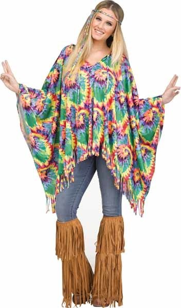 Poncho Adulte - Hippie Party Shop