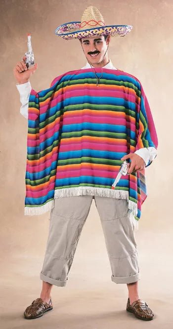 Poncho Mexicain Adulte Party Shop