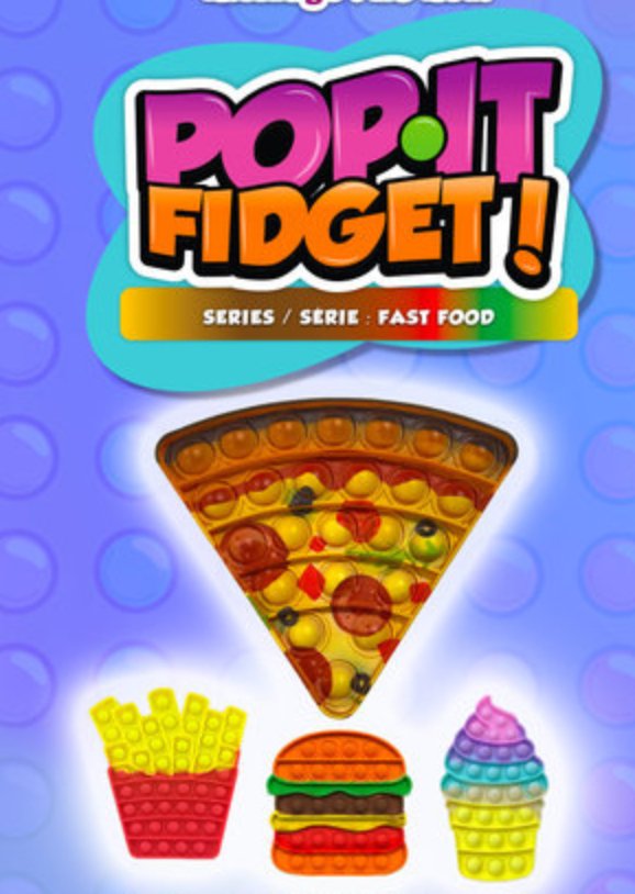 Pop It Fidget Serie #7 - Fast - Food Party Shop