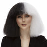 WESTBAY - Pop Muse wig for women – black and white bicolor wig for Halloween, cosplay, or Cruella costume - Party Shop