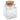Santex - Pot Carré Transparent 4 X 4 X 6 Cm - Party Shop