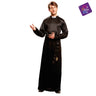 Adult priest costume M-L with tunic and stole. Realistic religious outfit for Halloween, carnival, cosplay or themed party - MOM - Party Shop
