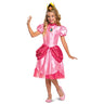 Disguise - Kids Princess Peach costume – official Nintendo Super Mario outfit with pink dress, petticoat, and crown headband – perfect for Halloween, cosplay, and themed parties. - Party Shop