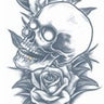 TINSLEY - Prison Tattoo - Crâne Et Rose - Party Shop