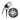 SUNSTAR INDUSTRIES - Projecteur Rotatif - Show Blanc - Party Shop