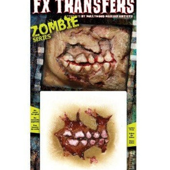 Prothèse Fx Transfer - Zombie - Joue Ouverte Party Shop