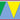 Bannière à fanions de 30 pi de long - multicolore
