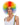 WESTBAY - Rainbow clown wig with colorful curly hair – fun Halloween or circus costume wig for adults - Party Shop