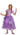 Rapunzel deluxe costume for kids – purple dress with character cameo. Perfect for Halloween, Disney-themed parties, or dress-up play. - Party Shop