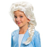 Elsa wig for kids with long blonde braid – perfect accessory for Frozen costumes, Halloween, or Disney-themed parties. Party Shop