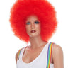 WESTBAY - Red clown wig with bold curls – Halloween horror or circus costume wig for adults- Party Shop