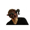 KBW Global - Red demon ram horn mask – scary Halloween costume accessory. Perfect for horror cosplay, gothic parties, theater, festivals and haunted events – Party Shop