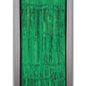RUBIES - Rideau À Franges Métalliques 37" X 8' -  Vert - Party Shop