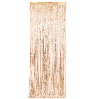 Rideau Métalique (3' X 8') - Rosegold Party Shop