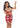 Robe Hawaïenne Rouge Pour Femme Party Shop