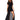 Leg Avenue - Robe Longue Fendu Extra-Fine Noire - Party Shop