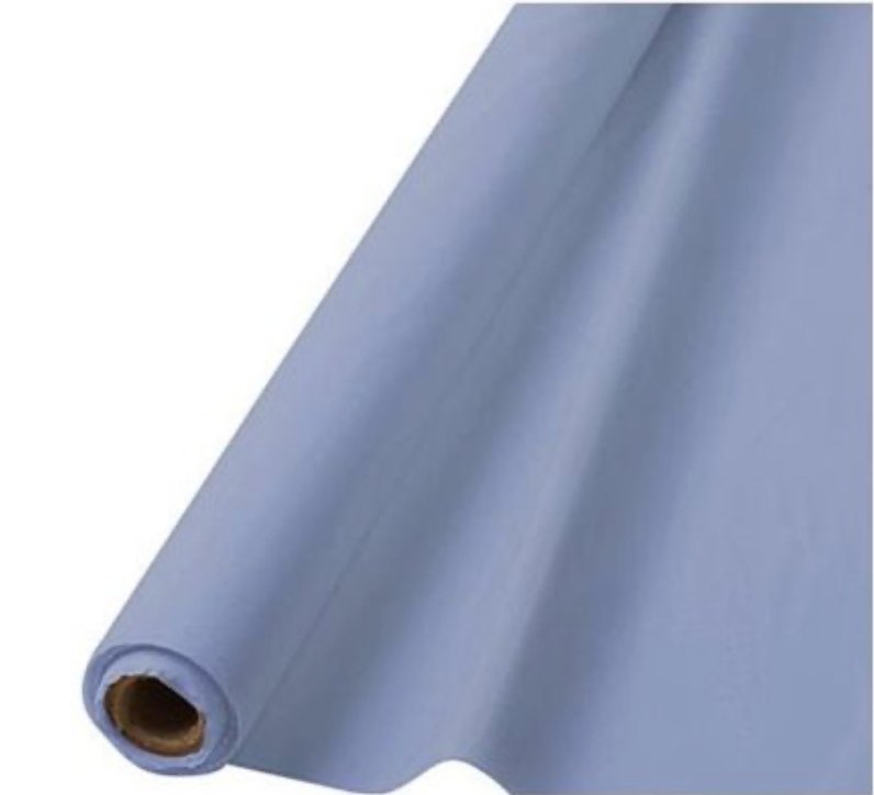 Rouleau De Nappe De Plastique 100Pi X 40Po - Bleu Pâle Party Shop