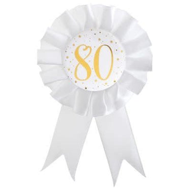 Santex - Ruban De Fête Or - 80 Ans - Party Shop