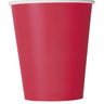 Ruby red paper cups 9oz – 20-pack disposable drinkware for birthdays, Christmas, Valentine’s Day, or elegant parties – Party Shop - Unique