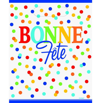 Sac À Cadeau (8) - Bonne Fête À Pois Party Shop