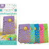 Amscan - Sac Avec Imprimé Métallique Neutre (20) - Bébé Shower - Party Shop