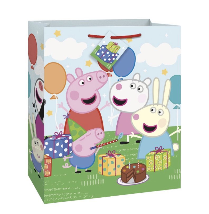 Sac Cadeau Large - Peppa Pig Party Shop