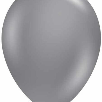 Sac De 100 Ballons Tuf - Tex 11Po - Gris Fumée Party Shop