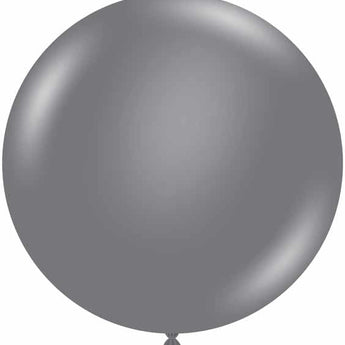 Sac De 25 Ballons Tuf - Tex 24Po - Gris Fumé Party Shop