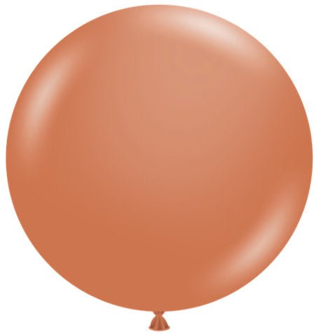 Sac De 25 Ballons Tuf - Tex 24Po - Orange Brûlé Party Shop