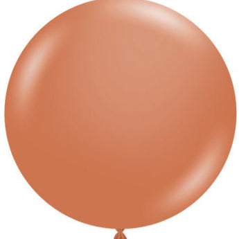 Sac De 25 Ballons Tuf - Tex 24Po - Orange Brûlé Party Shop