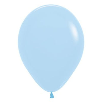 Sac De 50 Ballons 11Po - Bleu Pastel Mat Party Shop