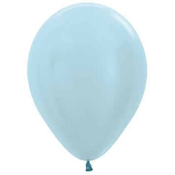 Sac De 50 Ballons 11Po - Bleu Satiné Party Shop