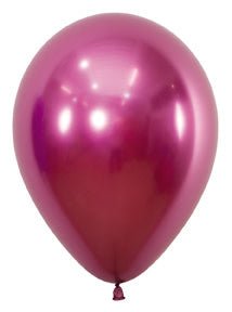 Sac De 50 Ballons 11Po Chrome (Reflex) - Fuchsia Party Shop