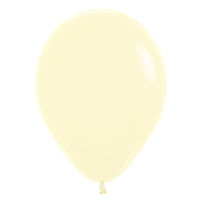 Sac De 50 Ballons 11Po - Jaune Mat Pastel Party Shop