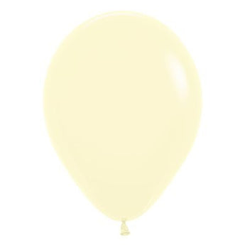 Sac De 50 Ballons 11Po - Jaune Mat Pastel Party Shop