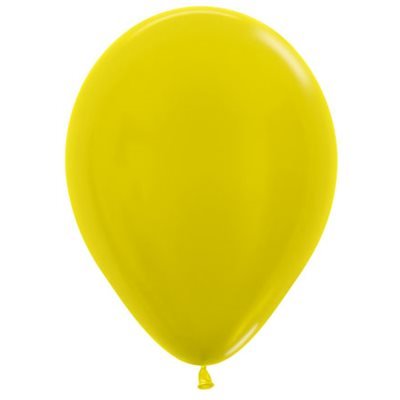 Sac De 50 Ballons 11Po - Jaune Métallisé Party Shop