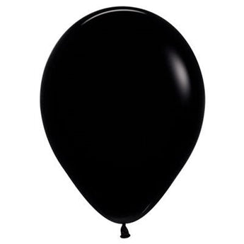 Sac De 50 Ballons 11Po - Noir Party Shop