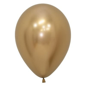 Sac De 50 Ballons 11Po - Or Reflex Party Shop