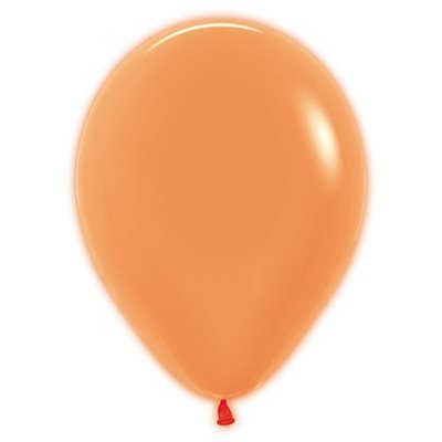 Sac De 50 Ballons 11Po - Orange Néon Party Shop